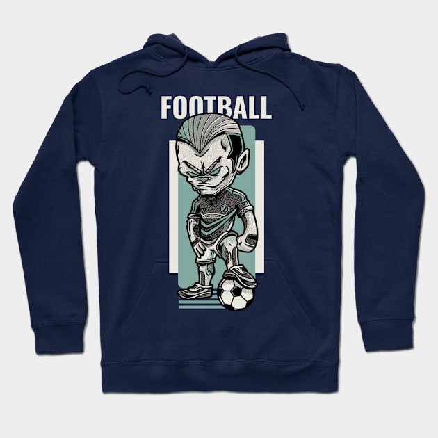 Football player Hoodie by Sabahmd